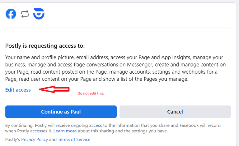 Accept all permissions